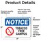 Signmission Tobacco Free Campus OSHA Notice Sign, Vinyl Decal, 7in W x 5in L, 2PK OS-2PACK-NS-D-57-L-16731 - alternate 5